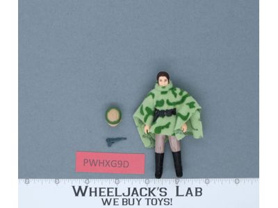 Princess Leia W/Combat Poncho 100% Complete Star Wars ROTJ 1984 Kenner NO REPRO
