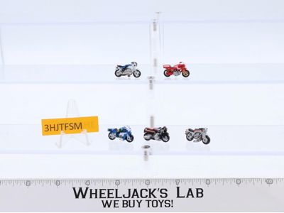 Lot of 5 Micro Machines Motorcycles 1980's Vintage Galoob