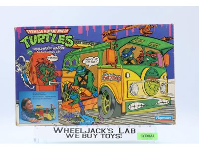 Party Wagon 100% Complete W/Box Teenage Mutant Ninja Turtles 1989 Playmates