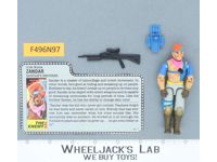 Zandar V1 100% Complete G.I. Joe 1986 Hasbro Vintage Action Figure