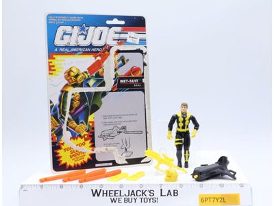 Wet-Suit V3 100% Complete 12 Cardback G.I. Joe 1992 Hasbro Vintage Action Figure