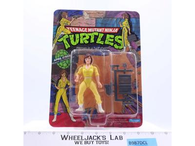 April O'Neil 10-Back Teenage Mutant Ninja Turtles TMNT 1988 Playmates NEW SEALED