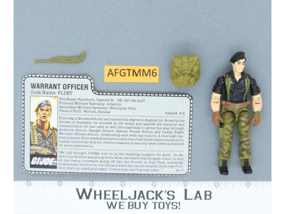 Flint V1 100% Complete 1985 G.I. Joe Hasbro Vintage Action Figure