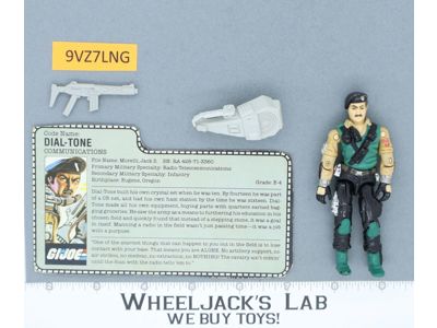 Dial-Tone V1 100% Complete G.I. Joe 1986 Hasbro Vintage Action Figure