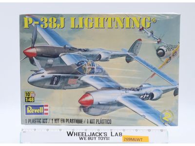 P-38J Lightning 2011 Revell 1:48 Scale Plastic Model Kit NEW SEALED