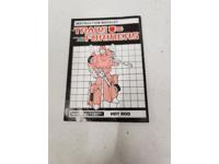 Hot Rod Instruction Manual Booklet Action Figure 1986 Hasbro G1 Transformers