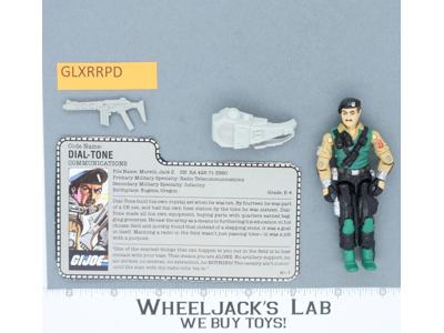 Dial-Tone V1 100% Complete G.I. Joe 1986 Hasbro Vintage Action Figure