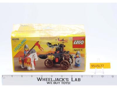 #6039 Twin-Arm Launcher 100% Complete Lego 1987 Lion Knights Castle Legoland