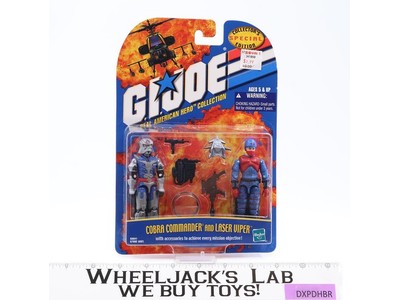 Cobra Commander and Laser Viper GI Joe Collector's Edition 2000 Hasbro NEW MOSC