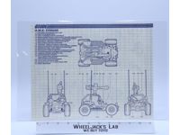 A.W.E. Striker 1985 ORIGINAL Instructions Blueprints G.I. Joe Hasbro Vehicle