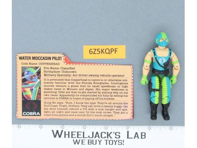 Copperhead V1 100% Complete G.I. Joe 1984 Hasbro Vintage Action Figure