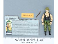 Sgt. Slaughter V2 100% Complete G.I. Joe 1986 Hasbro Vintage Action Figure