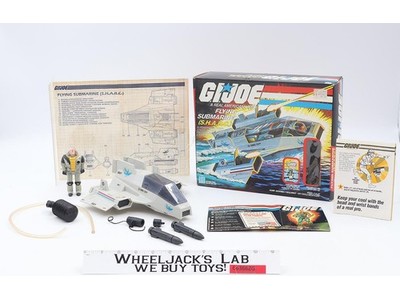 S.H.A.R.C. Flying Submarine Complete W/ Box G.I. Joe 1984 Hasbro Vintage Vehicle