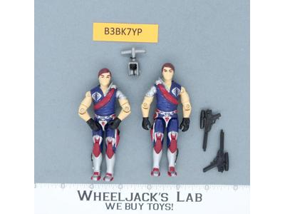 Tomax & Xamot V1 100% Complete G.I. Joe 1985 Hasbro Vintage Action Figure