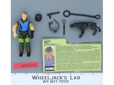 Mutt Slaughters Marauders V2 100% Complete G.I. Joe 1989 Hasbro Vintage Figure