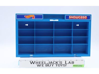 16 Car Wall Mount Showcase Hot Wheels 1981 Mattel Vintage Storage Case