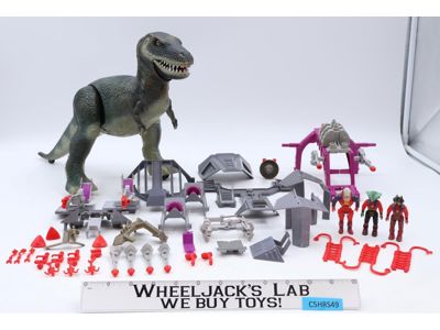 Tyrannosaurus Rex Krulos Bitor Cobrus 100% Complete WORKS Dino Riders 1990 Tyco