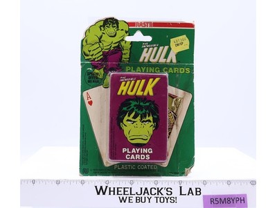 The Incredible Hulk Playing Cards Marvel Comics Vintage 1979 Nasta SEALED
