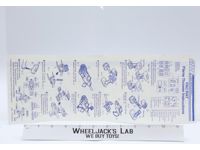 PAC/RAT Flamethrower 1983 ORIGINAL Instructions/ Blueprints G.I. Joe Vehicle