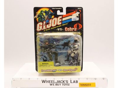 Frostbite vs Neo-Viper GI Joe vs Cobra 2001 Hasbro Figure Set NEW SEALED