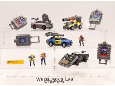 Lot of 4 Road Maniax W/ Launchers Hot Wheels 1995 Mattel Toy Cars