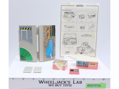 Motel 100% Complete Travel City Mini Playset 1988 Micro Machines Galoob Vintage
