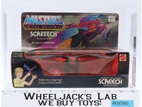 Screech AFA GRADED Y75+ 75/80/85 He-Man MOTU 1983 TAPE SEALED NO COLOR BREAK