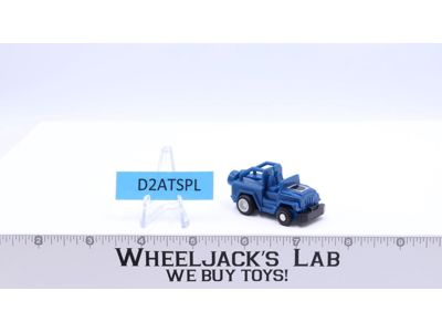 Minispy BLUE Jeep 100% Complete NO SPOKES 1985 G1 Transformers Vintage Figure