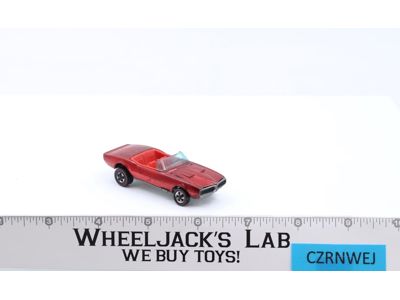 Custom Firebird Red 1967 Redline Hot Wheels Mattel Vintage Red Interior