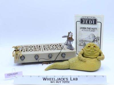 Jabba the Hutt Throne Room 100% Complete Star Wars ROTJ 1983 Kenner Playset