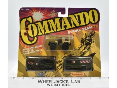 Strike Team Commando #3 1988 Matchbox Die Cast Metal Vehicles NEW MIB