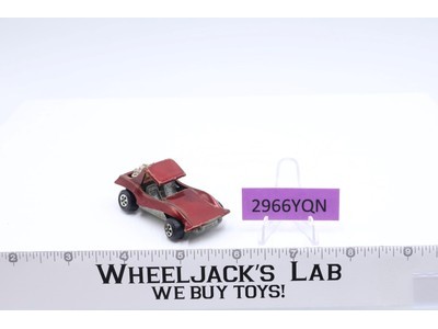 Johnny Lightning Sand Stormer Dark Ruby Red 1970's Topper Vintage Diecast
