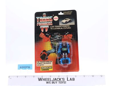 Blue Camaro Windcharger G1 Transformers 1985 Antex Argentina Figure NEW SEALED