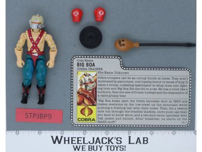 Big Boa V1 100% Complete G.I. Joe 1987 Hasbro Vintage Action Figure
