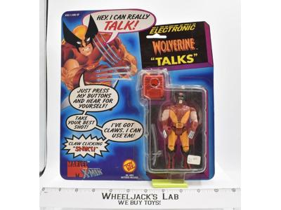 Electronic Talking Wolverine Marvel X-men 1991 Toybiz MOSC Action Figure Vintage