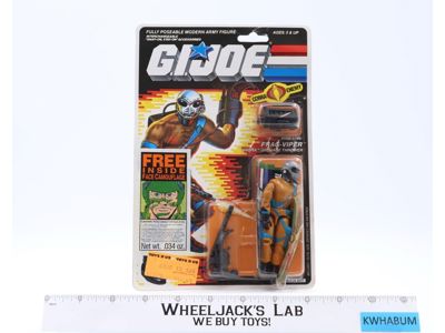 Frag Viper GI Joe 1989 Hasbro Vintage Action Figure NEW MOSC SEALED