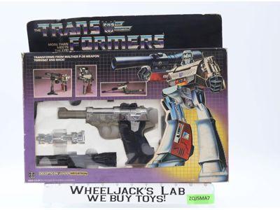 Megatron 100% Complete W/BOX & INSERT G1 Transformers 1985 Vintage Figure