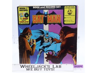 Batman Book & Record Set Gorilla City/Scarecrow 1976 Power Records 12'' 33L.P.