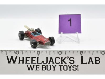 Brabham-Repco F-1 #1 Red 1969 Hot Wheels Mattel Vintage Redline RL