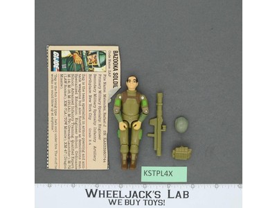 Zap V1.5 Swivel Arms 100% Complete G.I. Joe 1983 Hasbro Vintage Action Figure