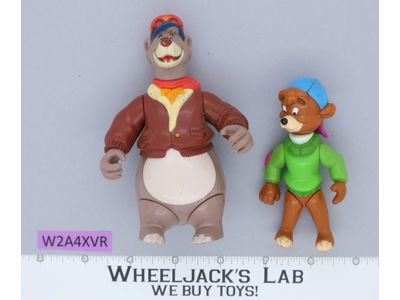 Baloo & Kit Cloudkicker Disney Tale Spin 1991 Playmates Vintage Action Figure