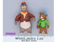 Baloo & Kit Cloudkicker Disney Tale Spin 1991 Playmates Vintage Action Figure