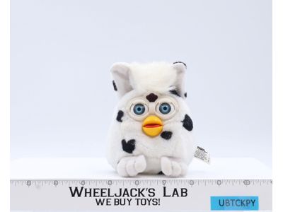 Dalmatian Furby Buddies W/Blue Eyes 1999 Tiger Hasbro Bean Bag Plush