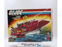 Cobra Moray Hydrofoil 100% Complete W/ Lens & Driver GI Joe 1985 Hasbro Vehicle