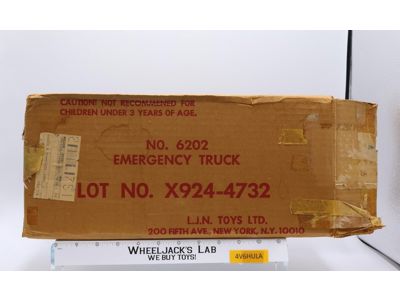No. 6202 Emergency! Truck 51 Rescue Squad JC Penney Mail-Away W/ BOX 1975 LJN