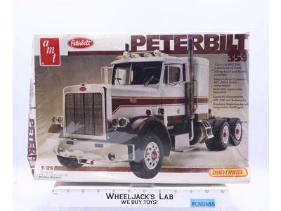 #T501 Peterbilt 359 Matchbox AMT 1:25 Scale Model Kit NEW SEALED
