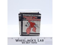 Quickswitch Instruction Manual Booklet 1987 Hasbro G1 Transformers