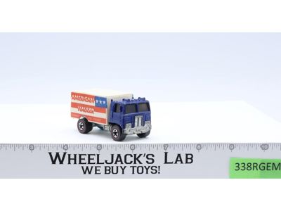American Hauler Blue Flying Colors 1973 Hot Wheels Redlines Mattel Vintage RL