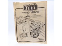 Y-Wing Instruction Booklet/Sheet ONLY Star Wars 1983 Kenner NO REPRO