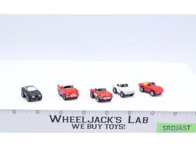 Lot of 5 Classic Corvette Collection Micro Machines Cars 1988 Galoob Vintage